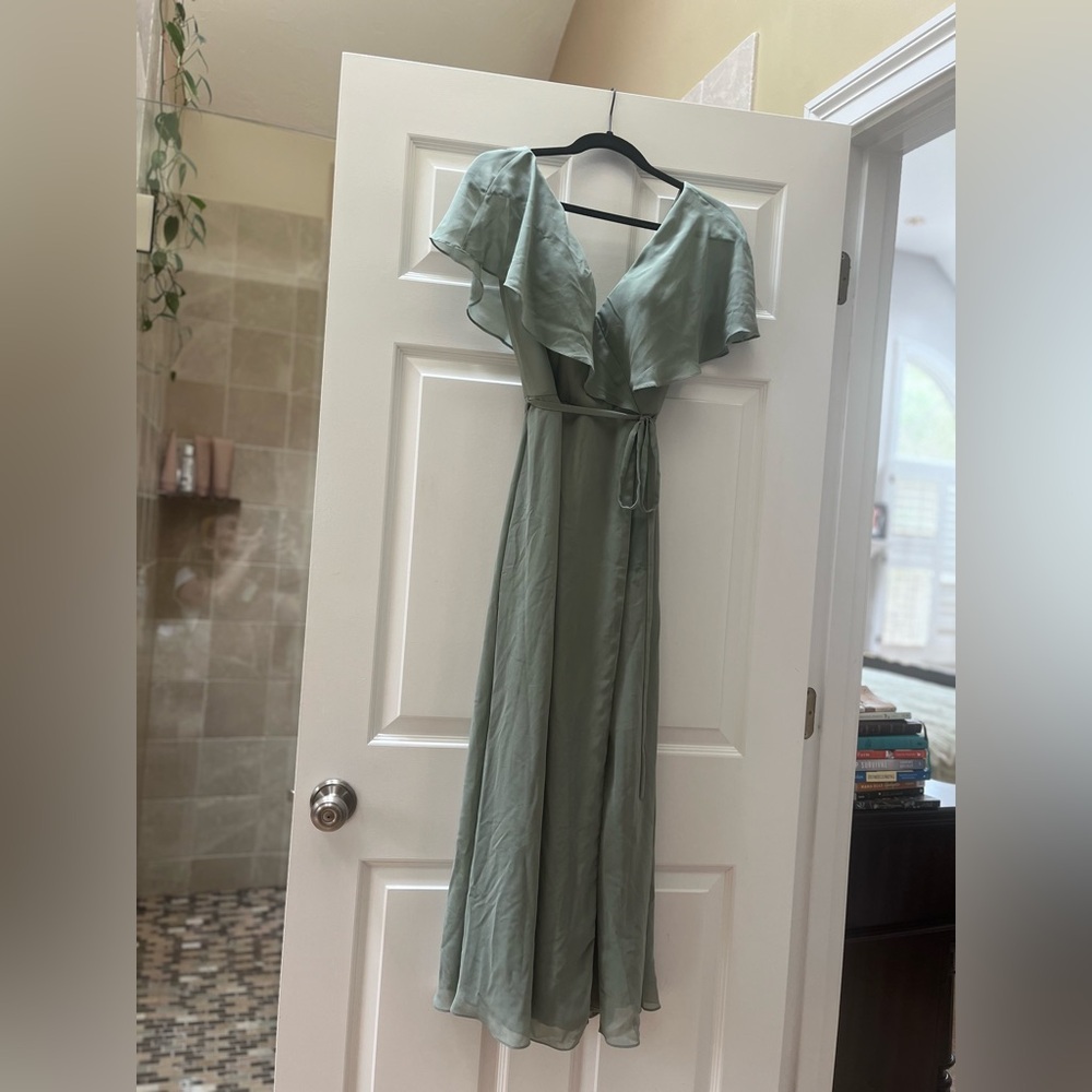 Off the Shoulder Chiffon Dress